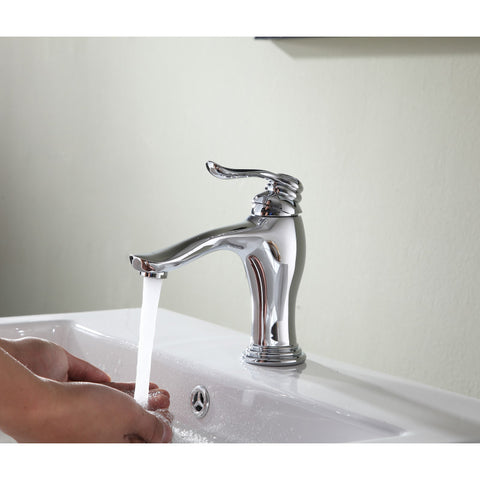 Anfore Single Hole Single Handle Bathroom Faucet