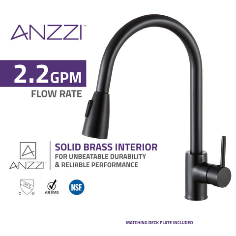 Sire Single-Handle Pull-Out Sprayer Kitchen Faucet