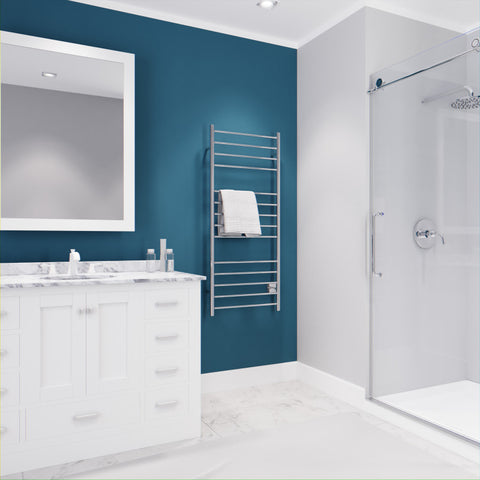 ANZZI Elgon 14-Bar Stainless Steel Wall Mounted Towel Warmer Rack
