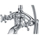 ANZZI Tugela 3-Handle Claw Foot Tub Faucet with Hand Shower