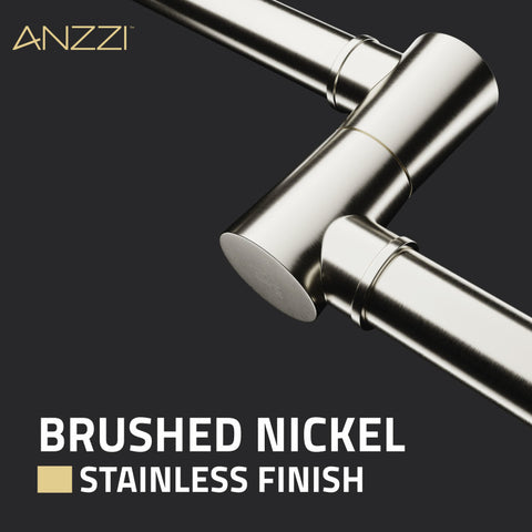 ANZZI Marca 360-Degree 24" Wall Mounted Pot Filler with Dual Swivel