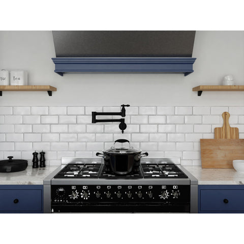 Marca 360-Degree 24" Wall Mounted Pot Filler with Dual Swivel