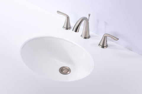Rhodes Series 21.5 in. Ceramic Undermount Sink Basin in White