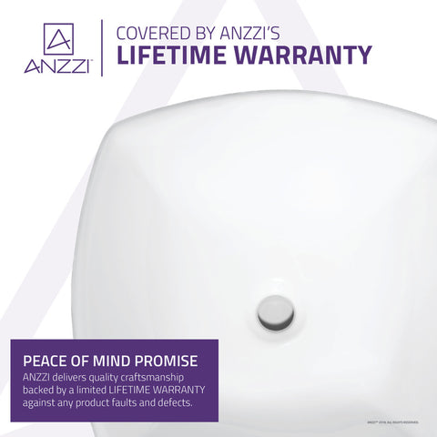 Deux Series Ceramic Vessel Sink in White