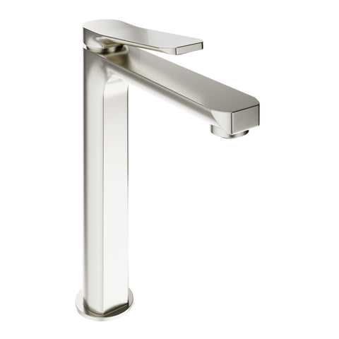 L-AZ901BN - ANZZI Single Handle Single Hole Bathroom Vessel Sink Faucet With Pop-up Drain in Brushed Nickel