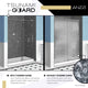 ANZZI Lone Series 60 in. by 76 in. Frameless Sliding Shower Door in Brushed Nickel with Handle