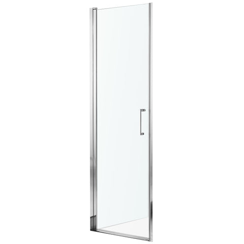 Lancer 29 in. x 72 in. Semi-Frameless Shower Door with TSUNAMI GUARD