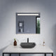 BA-LMDFX011AL - ANZZI 28-in. x 32-in. LED Front/Top/Bottom Light Bathroom Mirror with Defogger