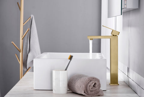 ANZZI Enti Series Single Hole Single-Handle Vessel Bathroom Faucet