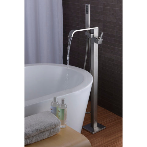 Angel 2-Handle Claw Foot Tub Faucet with Hand Shower