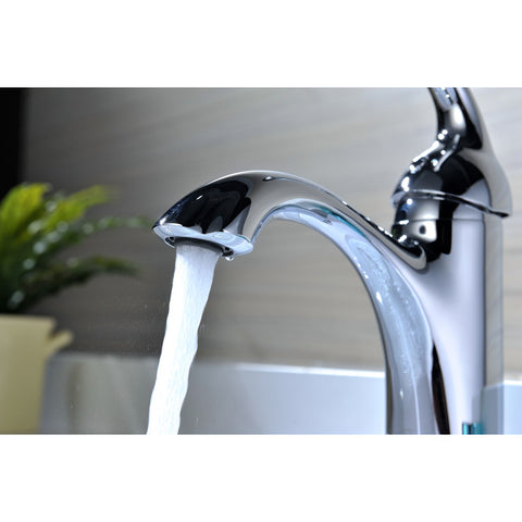 ANZZI Arc Series Single Hole Single-Handle Low-Arc Bathroom Faucet