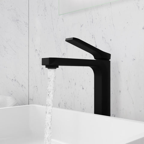 ANZZI Single Handle Single Hole Bathroom Vessel Sink Faucet With Pop-up Drain