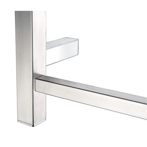 Charles Series 6-Bar Stainless Steel Wall Mounted Electric Towel Warmer Rack