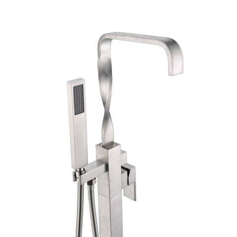Yosemite 2-Handle Claw Foot Tub Faucet with Hand Shower