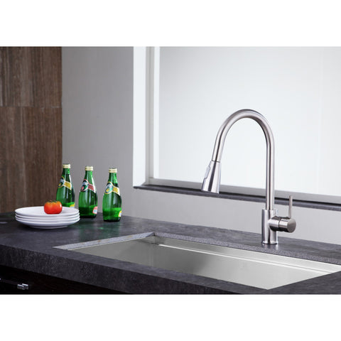 Sire Single-Handle Pull-Out Sprayer Kitchen Faucet