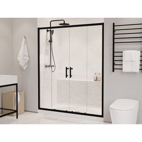 ANZZI Enchant 70-in. x 60.4-in. Framed Sliding Shower Door