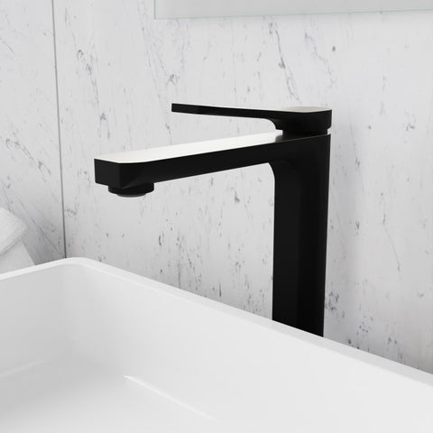 ANZZI Single Handle Single Hole Bathroom Vessel Sink Faucet With Pop-up Drain