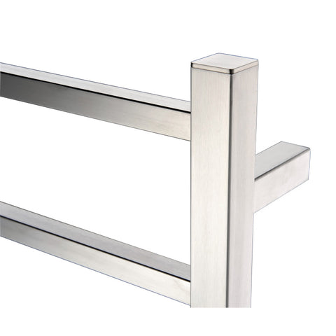 Charles Series 6-Bar Stainless Steel Wall Mounted Electric Towel Warmer Rack