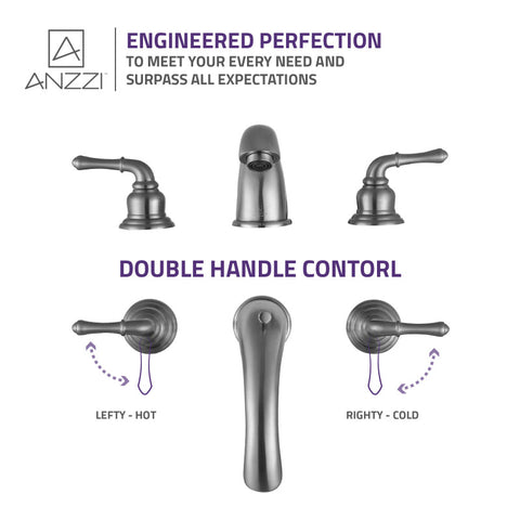 Prince 8 in. Widespread 2-Handle Bathroom Faucet