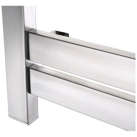 ANZZI Starling 6-Bar Stainless Steel Wall Mounted Electric Towel Warmer Rack