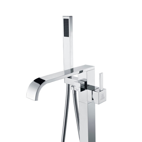 Angel 2-Handle Claw Foot Tub Faucet with Hand Shower