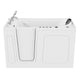 ANZZI 32 in. x 60 in. Left Drain Quick Fill Walk-In Whirlpool and Air Tub with Powered Fast Drain in White