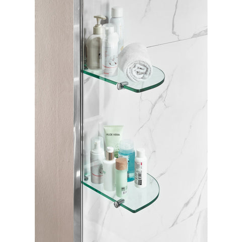 Anzzi 5 ft. Acrylic Rectangle Tub With 48 in. x 58 in. Frameless Tub Door