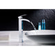 LSAZ056-097 - ANZZI Viace Series Deco-Glass Vessel Sink in Blazing Blue with Key Faucet in Polished Chrome