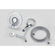 ANZZI Retro-Fit 3-Spray Patterns with 7.48 in. Wall Mounted Dual Shower Heads with Magnetic Divert in Polished Chrome