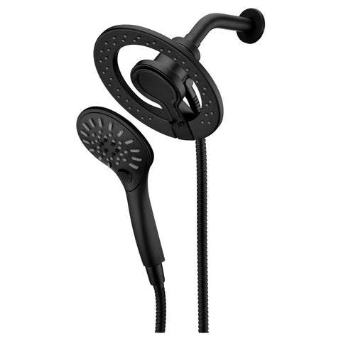 Magnetic Valkyrie Multi-Spray Retro-Fit 7.48 in. Dual Wall Mount Fixed and Handheld Shower Head with Magna-Diverter