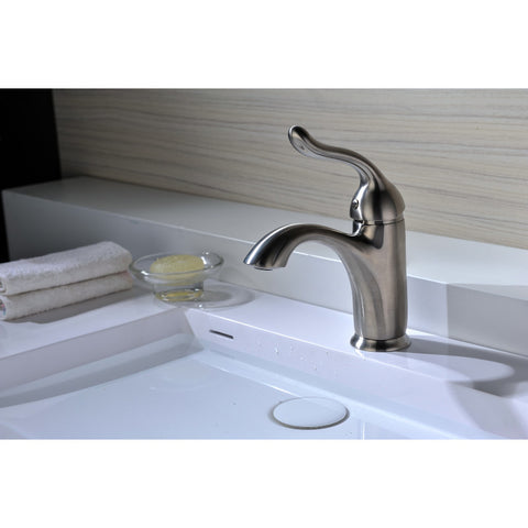 L-AZ009BN - ANZZI Arc Series Single Hole Single-Handle Low-Arc Bathroom Faucet in Brushed Nickel