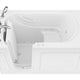 ANZZI Value Series 30 in. x 60 in. Left Drain Quick Fill Walk-In Whirlpool and Air Tub in White