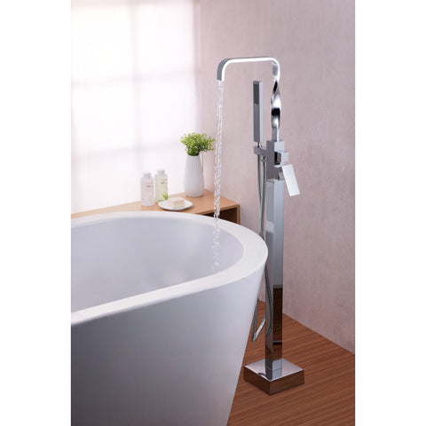 Yosemite 2-Handle Claw Foot Tub Faucet with Hand Shower