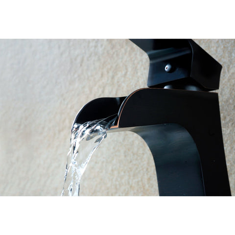 ANZZI Forza Series Single Hole Single-Handle Low-Arc Bathroom Faucet
