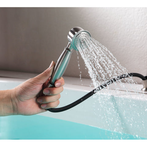 Patriarch 2-Handle Deck-Mount Roman Tub Faucet with Handheld Sprayer