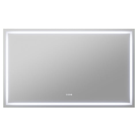 BA-LMDFX021AL - ANZZI 36-in. x 60-in. Frameless LED Front/Back Light Bathroom Mirror w/Defogger
