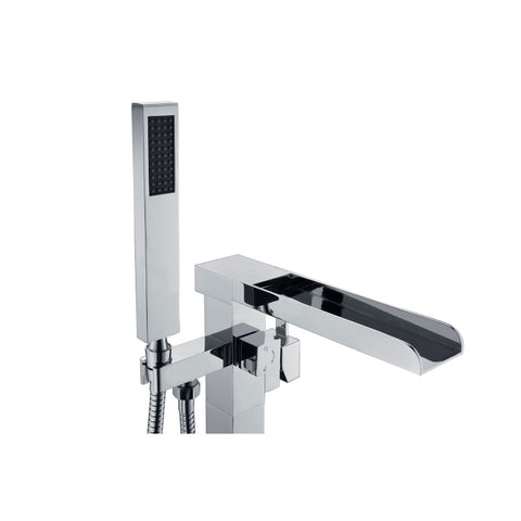 Union 2-Handle Claw Foot Tub Faucet with Hand Shower