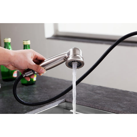 ANZZI Del Moro Single-Handle Pull-Out Sprayer Kitchen Faucet