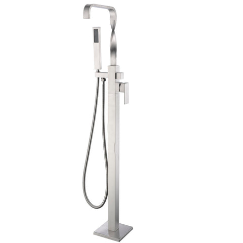 Yosemite 2-Handle Claw Foot Tub Faucet with Hand Shower