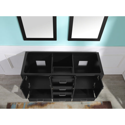 Chateau 60 in. W x 22 in. D Bathroom Vanity Set with Carrara Marble Top with White Sink