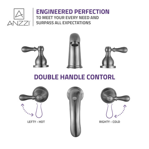 Merchant 8 in. Widespread 2-Handle Bathroom Faucet in Brushed Nickel
