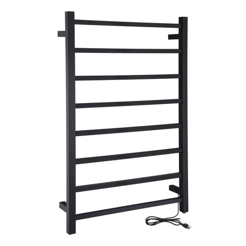 Bell 8-Bar Stainless Steel Wall Mounted Electric Towel Warmer Rack