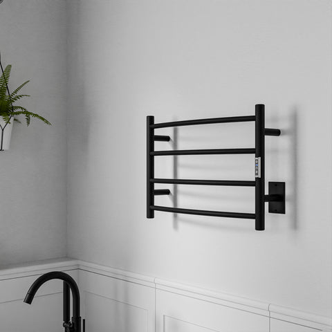 ANZZI Glow 4-Bar Stainless Steel Wall Mounted Towel Warmer