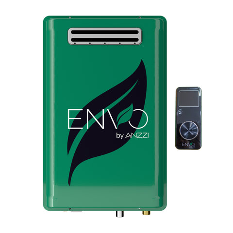 ENVO 199,000 BTU Natural Gas Tankless Water Heater with Copper Heat Exchanger & Safety Features
