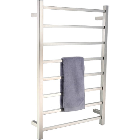 Bell 8-Bar Stainless Steel Wall Mounted Electric Towel Warmer Rack