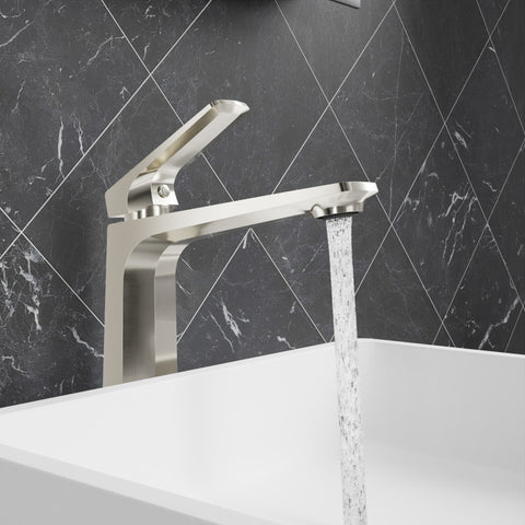ANZZI Single Handle Single Hole Bathroom Vessel Sink Faucet With Pop-up Drain