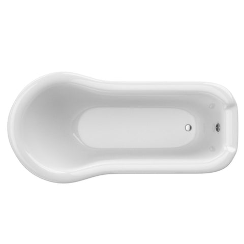 ANZZI Pegasus 5 ft. Claw Foot One Piece Acrylic Freestanding Soaking Bathtub in Glossy White