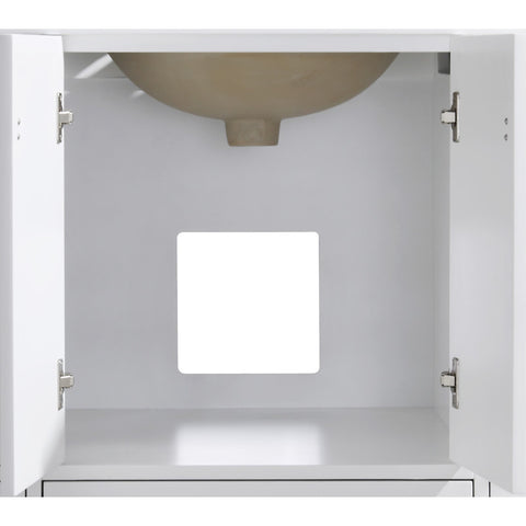 Chateau 36 in. W x 22 in. D Bathroom Bath Vanity Set with Carrara Marble Top with White Sink