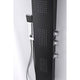 SP-AZ056 - ANZZI Level Series 66 in. Full Body Shower Panel System with Heavy Rain Shower and Spray Wand in Black