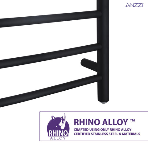 Gown 7-Bar Stainless Steel Wall Mounted Towel Warmer